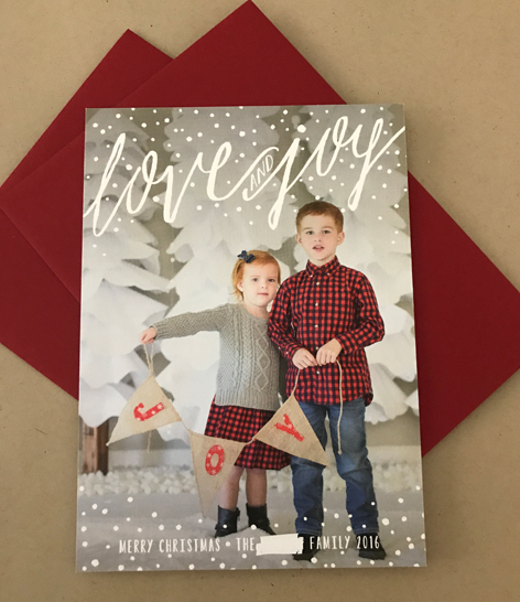 Holiday cards with minted